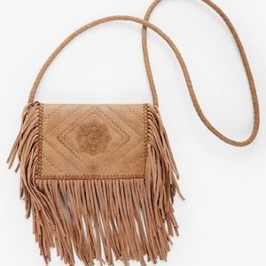Bcbgeneration Fringe Brown Shoulder Bag